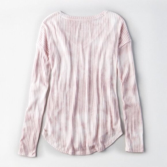 AE Soft & Sexy Ribbed Long Sleeve Favorite T-Shirt - sz Medium - Picture 2 of 10